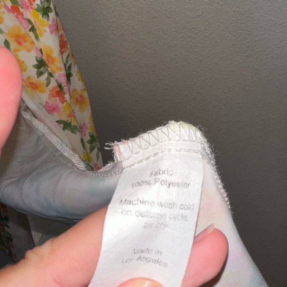 RESA x REVOLVE Ashley Midi Dress Yellow Floral Smocked Dress - Picture 8 of 10